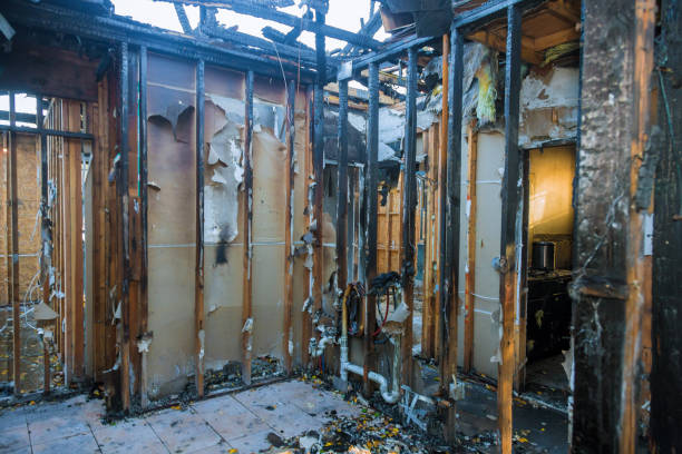 Professional Fire Damage Removal technician working in Osseo, WI